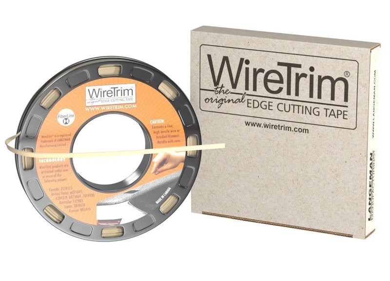 WireTrim Edge Cutting Tape, 1/4-Inch X 100 Feet (1 Roll, FiberLine) - Image 1